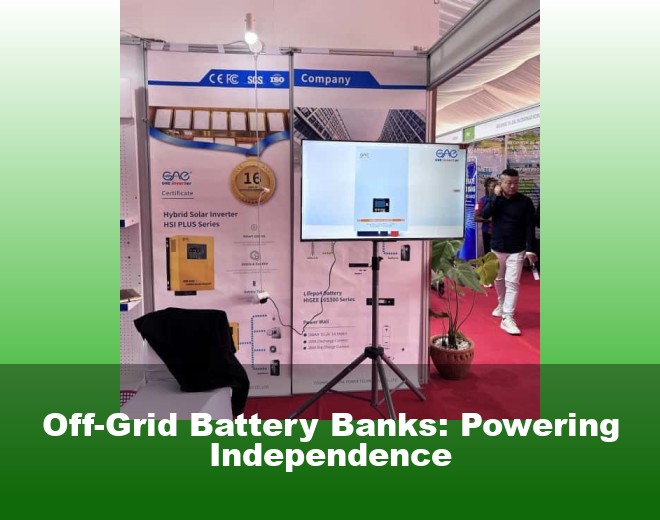Off-Grid Battery Banks: Powering Independence